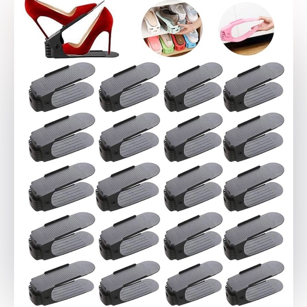 Stackable Shoe Slot Organizers